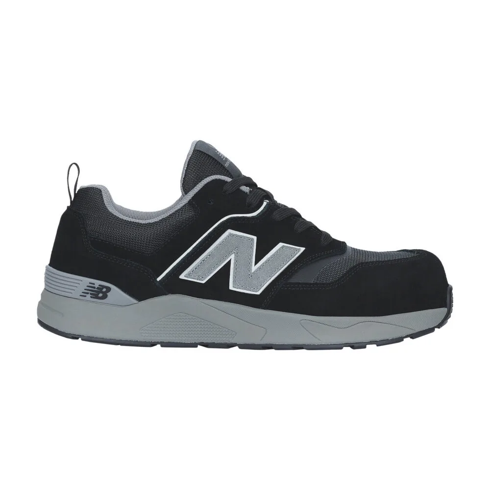 New Balance Elite Lite Heren Veiligheidsschoen S1PL - Zwart/Grijs
