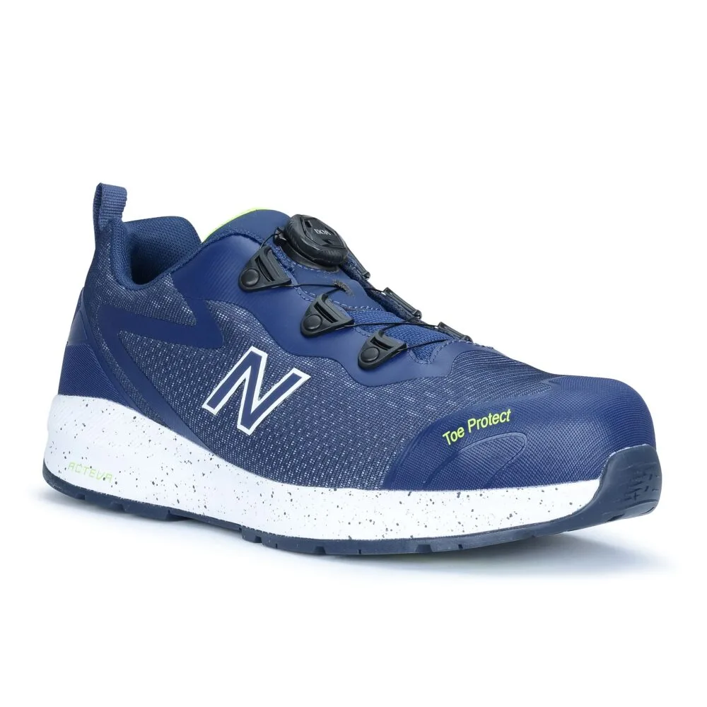New Balance Logic BOA Heren Veiligheidsschoen S1PL - Navy/Lime - foto 4