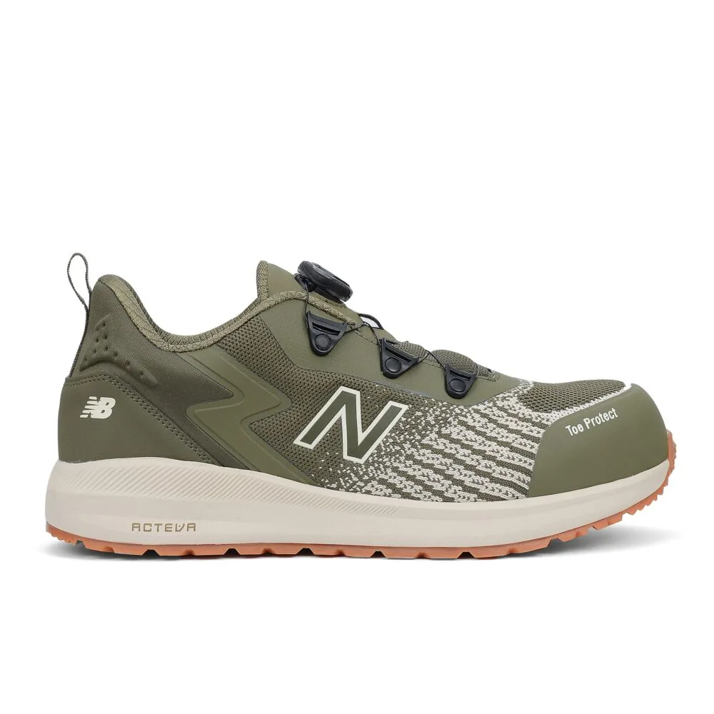 New Balance Speedware BOA Heren Veiligheidsschoen S1P - Olijf/Wit