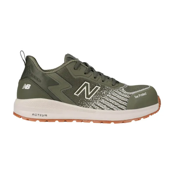New Balance Speedware Men's Safety Shoe S1P - Olive/White