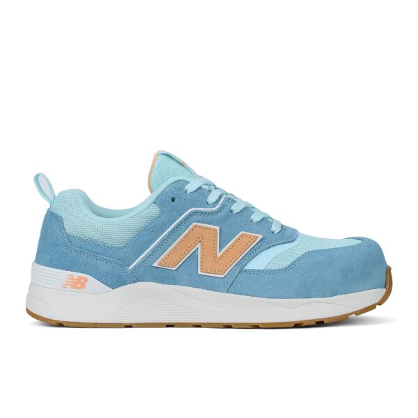 New Balance Elite Lite Women's Safety Shoe S1PL - Milky Blue/Orange