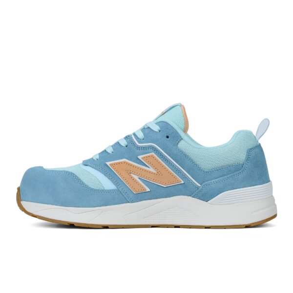 New Balance Elite Lite Women's Safety Shoe S1PL - Milky Blue/Orange - photo 2