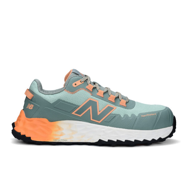New Balance Fresh Foam Cremorne Women's Safety Shoe S3L - Aqua/Pumpkin