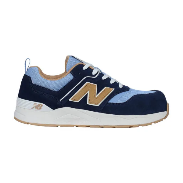 New Balance Elite Lite Men's Safety Shoe S1PL - Blue/Coffee