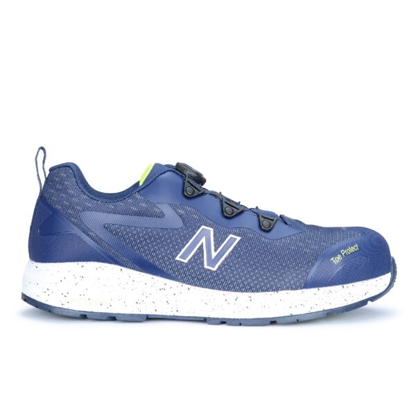 New Balance Logic BOA Men's Safety Shoe S1PL - Navy/Lime