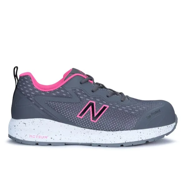New Balance Logic Women's Safety Shoe S1PL - Grey/Pink